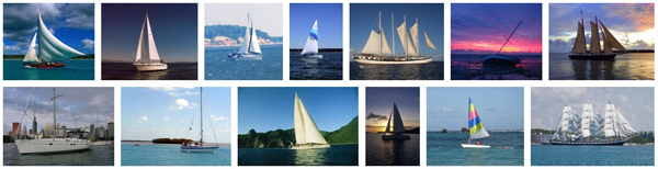 Different types of Sailboats