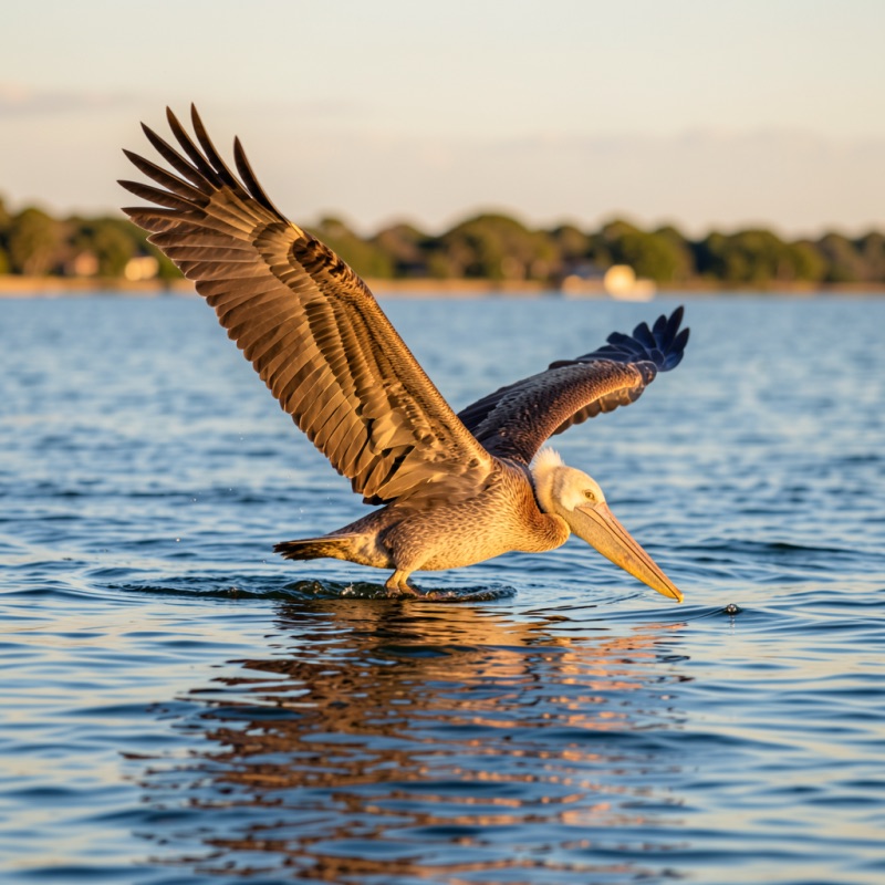 Brown pelican in Potrero