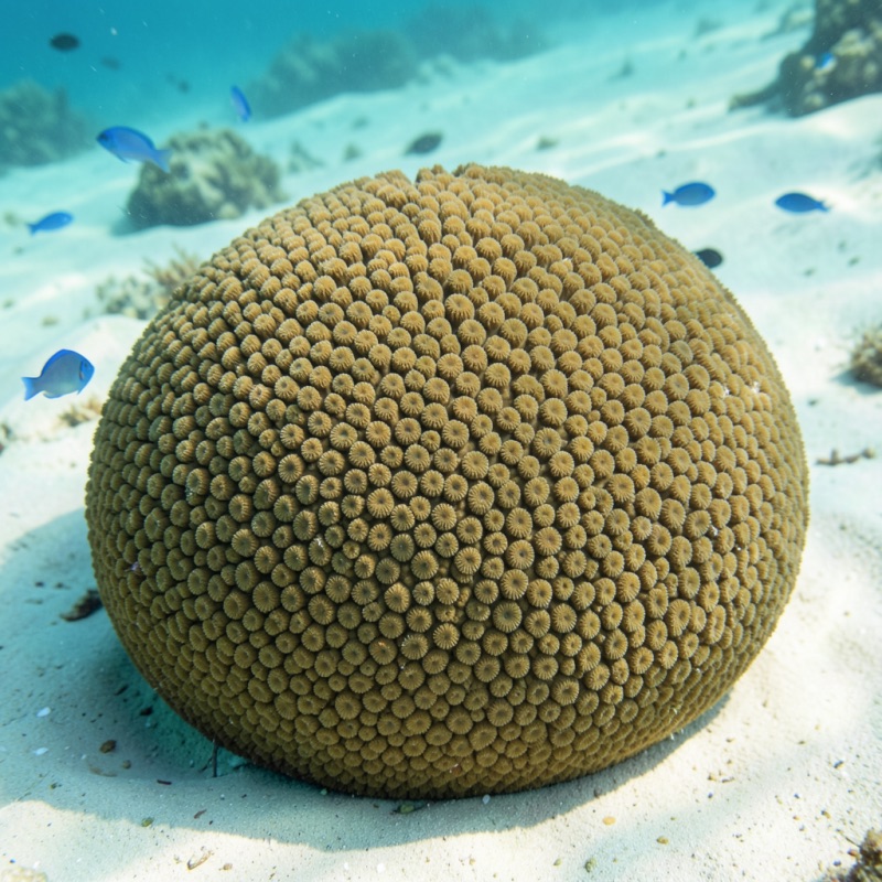 Star coral in Cahuita