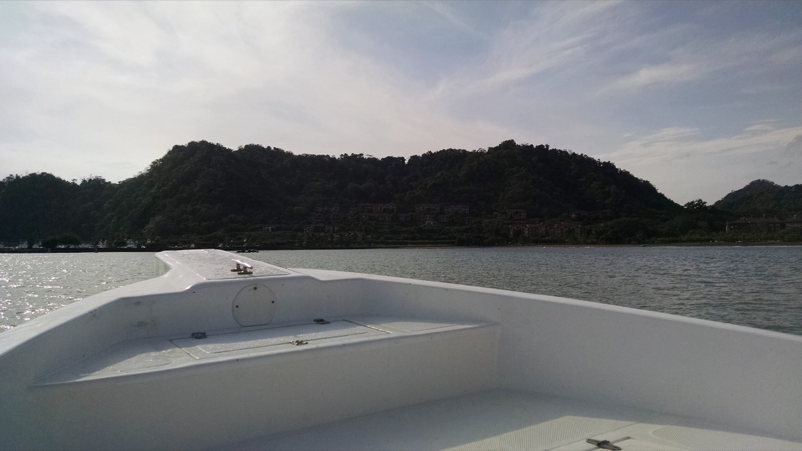 Heading out by boat from Jacó