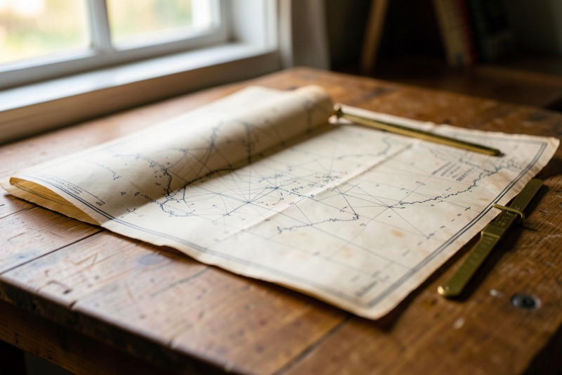 Nautical chart in Costa Rica