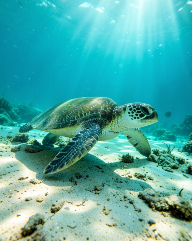 Sea turtle in Osa