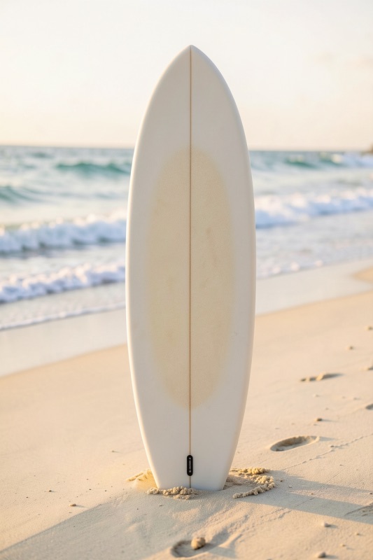 Soft-top surfboard in Costa Rica